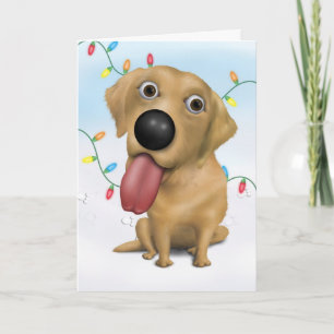 Labrador Retriever (gelb) Weihnachten