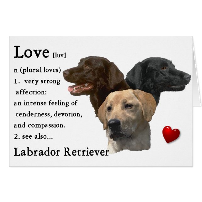 Labrador Retriever Geschenke (Vorderseite (Horizontal))