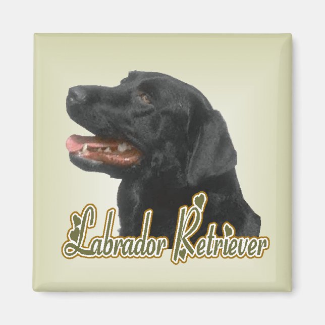 Labrador Retriever Geschenke Magnet (Vorne)