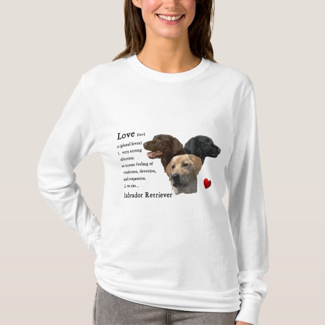 Labrador Retriever Geschenke T-Shirt (Vorderseite)