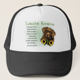 Labrador Retriever Geschenke Truckerkappe