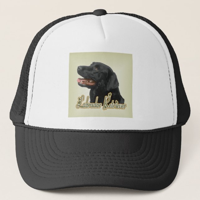 Labrador Retriever Geschenke Truckerkappe (Vorderseite)
