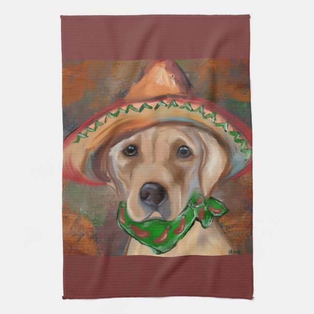 LABRADOR RETRIEVER            GESCHIRRTUCH (Vertikal)