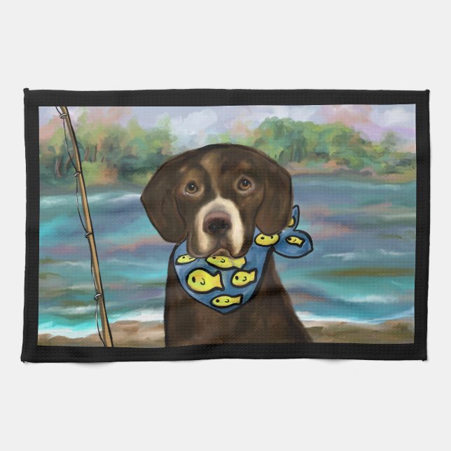 Labrador Retriever Geschirrtuch (Horizontal)