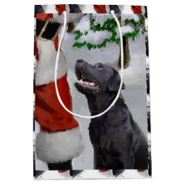 Labrador Retriever Glaube Weihnachten Mittlere Geschenktüte