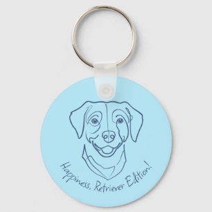 Labrador Retriever. Glückseligkeit, Retriever Edit Schlüsselanhänger