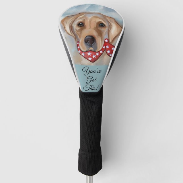 LABRADOR RETRIEVER GOLF HEADCOVER (Vorderseite)
