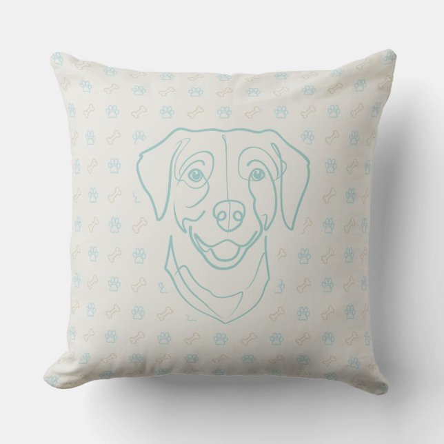 Labrador Retriever. Happiness Edition! Kissen (Vorderseite)