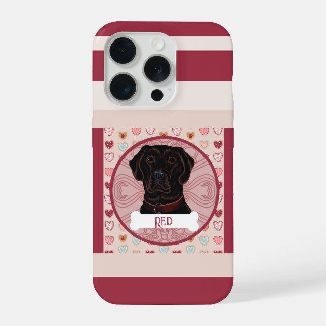 Labrador Retriever Herz iPhone 11 Pro Hülle  iPhone 15 Pro Hülle (Rückseite)