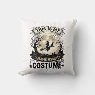 Labrador Retriever Hexe Halloween Kostüm Shirt_1 Kissen