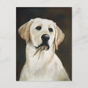 Labrador Retriever Hund Art Postkarte