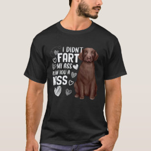 Labrador Retriever Hund Cute Furz Blies Küsschen T-Shirt