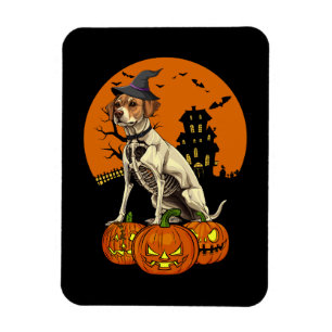 Labrador Retriever Hund Halloween Magnet