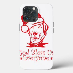 Labrador Retriever Hund mit Weihnachtsmannmütze Case-Mate iPhone Hülle