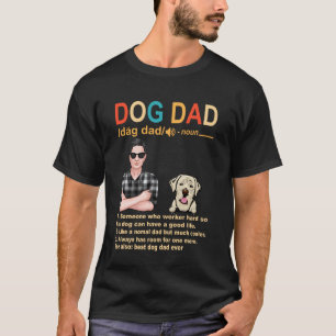 Labrador Retriever Hund Papa Definition für Daddy T-Shirt