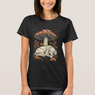Labrador Retriever Hund Pilz Hübsch Cottagecore T-Shirt