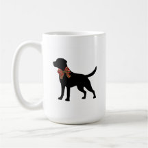 Labrador Retriever Hund Silhouette Kaffeetasse