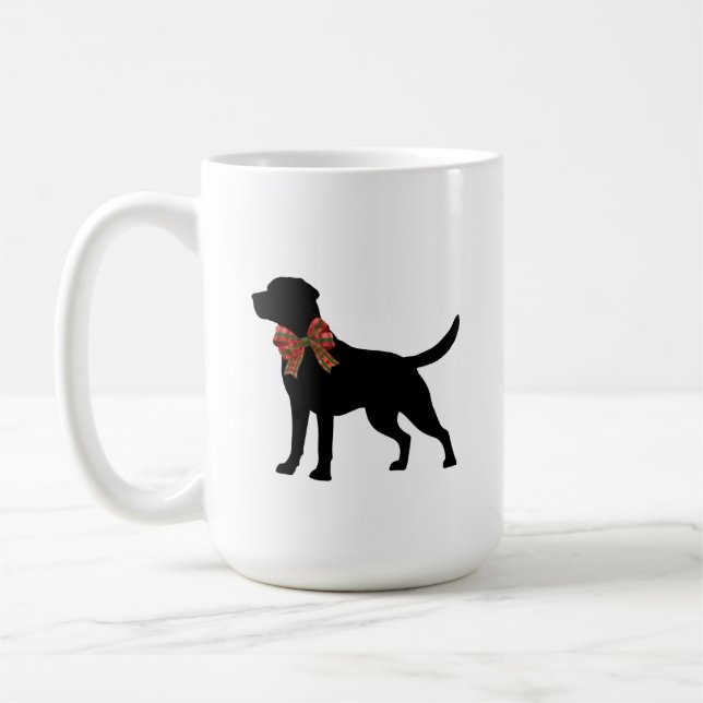 Labrador Retriever Hund Silhouette Kaffeetasse (Links)