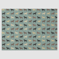 Labrador Retriever Hund Silhouetten Muster Labrado