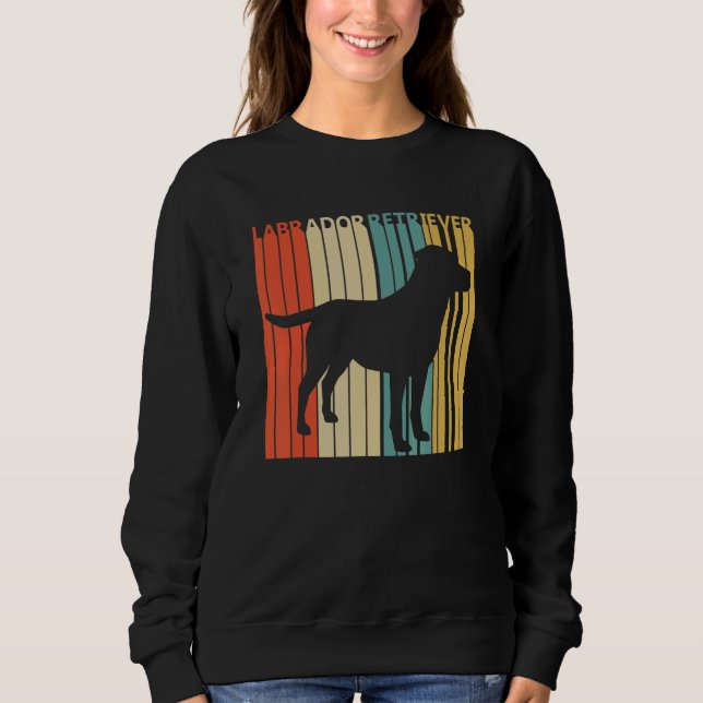 Labrador Retriever Hund Sweatshirt (Vorderseite)