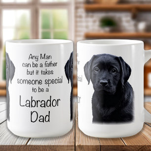 Labrador Retriever Hund Vater Niedlicher Welpenvat Tasse