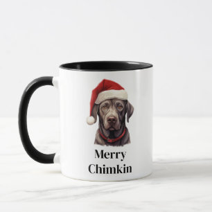 Labrador Retriever Hund Weihnachtsmannmütze Weihna Tasse