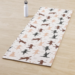 Labrador Retriever Hund Yoga Mat Yogamatte