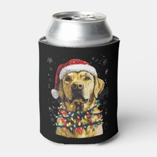Labrador Retriever Hunde Baum Weihnachtspullover X Dosenkühler