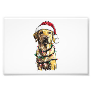 Labrador Retriever Hunde Baum Weihnachtspullover X Fotodruck