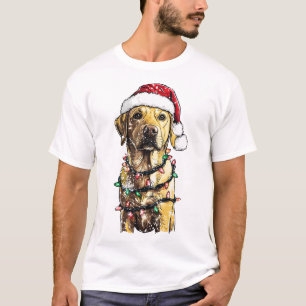 Labrador Retriever Hunde Baum Weihnachtspullover X T-Shirt