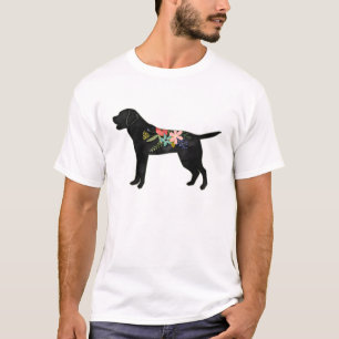 Labrador Retriever Hunde Rasse Bohemisch Floral T-Shirt