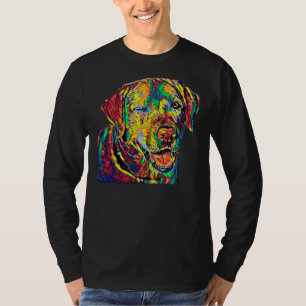 Labrador Retriever Hunde Rasse Kopffüßer Rasse Tru T-Shirt