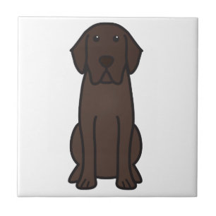 Labrador-Retriever-HundeCartoon Fliese