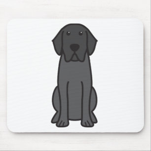 Labrador-Retriever-HundeCartoon Mousepad