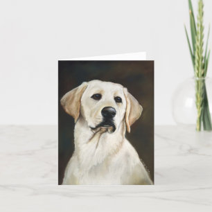 Labrador retriever-Hundekunst Notecard Karte