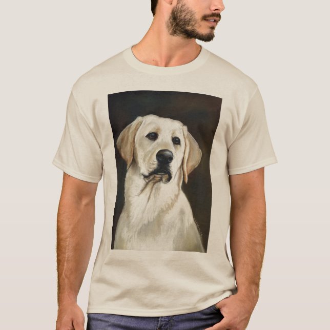 Labrador-Retriever-Hundekunst-Shirt T-Shirt (Vorderseite)