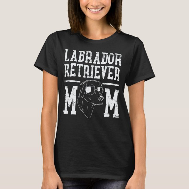Labrador Retriever Hundemutter Mama T-Shirt (Vorderseite)