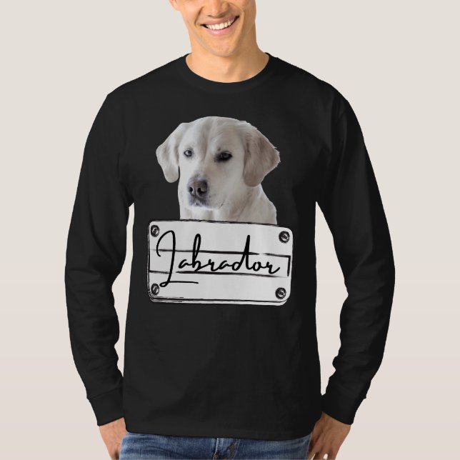 Labrador Retriever Hundezucht T-Shirt (Vorderseite)