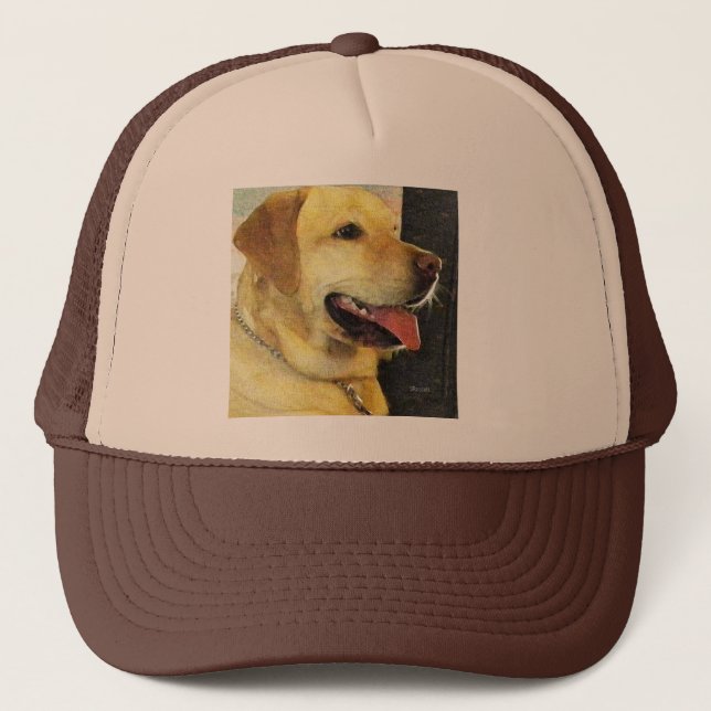 Labrador retriever-Hut Truckerkappe (Vorderseite)