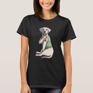 Labrador Retriever I Liebe Mama Tattoo Dog Mutter T-Shirt