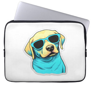 Labrador Retriever in Cooler Sonnenbrille Classic Laptopschutzhülle