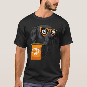Labrador Retriever in Sonnenbrillen Lazy Halloween T-Shirt