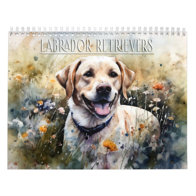 Labrador Retriever Kalender, jedes Jahr Kalender (Titelbild)