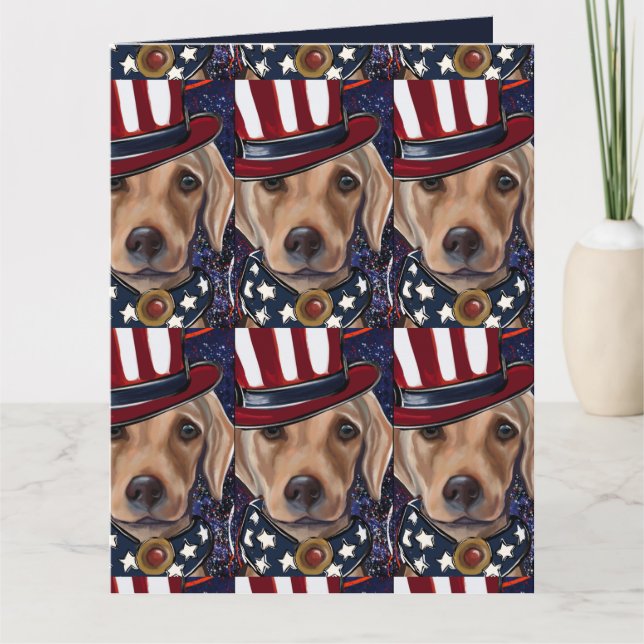 LABRADOR RETRIEVER KARTE (Vorderseite)