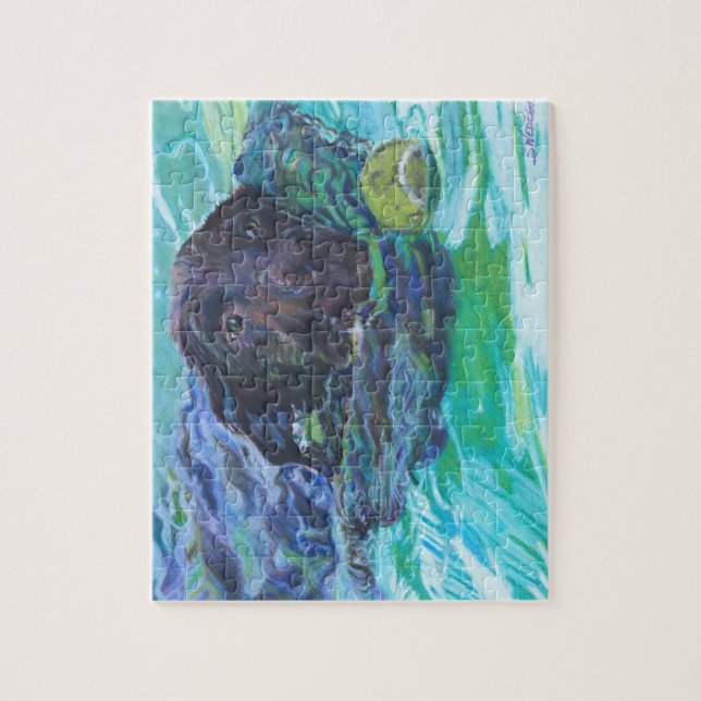 Labrador retriever-Kunst-Puzzlespiel Puzzle (Vertikal)