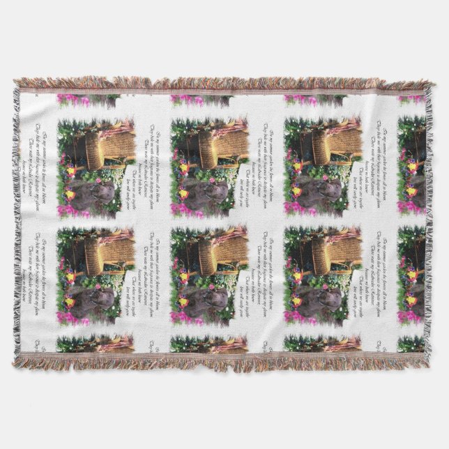 Labrador Retriever Kunstgeschenke Decke (Vorderseite)