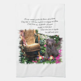 Labrador Retriever Kunstgeschenke Handtuch