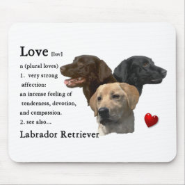 Labrador Retriever Kunstgeschenke Mousepad