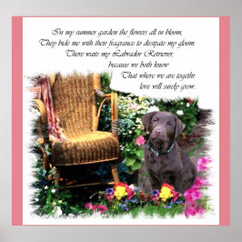 Labrador Retriever Kunstgeschenke Poster