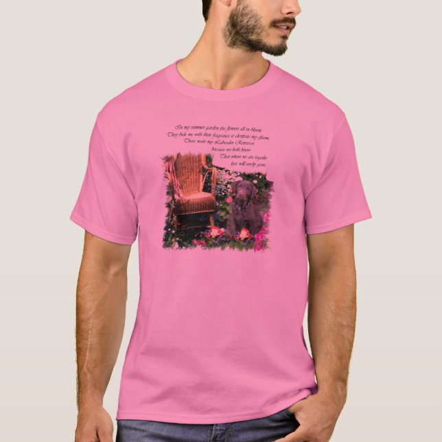Labrador Retriever Kunstgeschenke T-Shirt (Vorderseite)